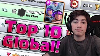 TOP 10 IN THE WORLD WITH THREE MUSKETEERS!! Clash Royale