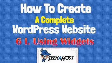 Lesson 6 l: Adding And Using Widgets On WordPress