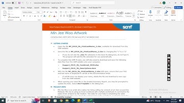 New Perspectives Excel 2019 | Module 5: SAM Project 1b | Min Jee Woo Artwork #newperspectives