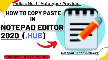 Notepad Editor 2020 Autotyper software for convert || Image to Notepad Editor 2020  || copy paste