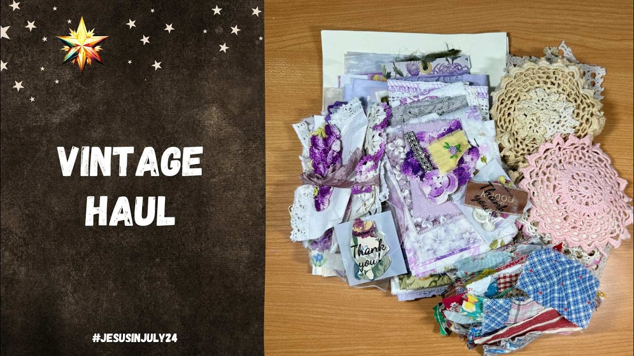 Unboxing Vintage Fabric Haul - Rare Finds You Won't Believe