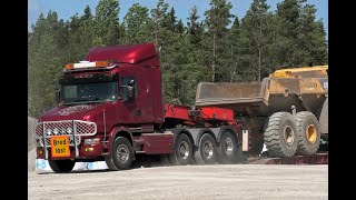 Scania T144 530 8X4 \8/ Sound &amp; Volvo A25D (4K)