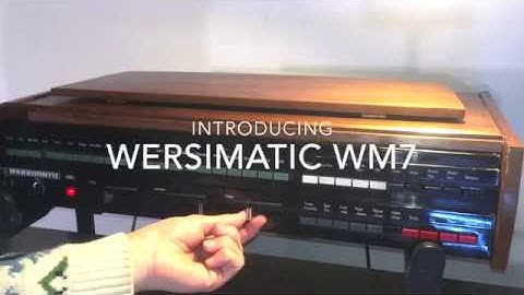 Wersi Wersimatic WM7 Drum Machine