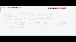 3d geometry - Distance, Section, Midpoint formula
