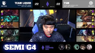 TL vs TSM - Game 4 | Semi Finals LCS 2021 Mid-Season Showdown | TSM vs Team Liquid G4 full game