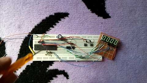 7 Segment display with 74HC595 shift register