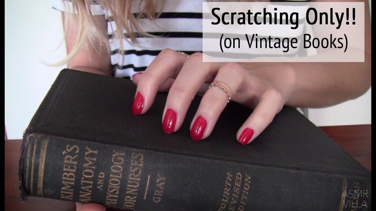 ASMR * Theme: Scratching Only * Book Scratching * No Talking * Scratching Vintage BooksASMRVilla
