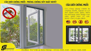 Cửa Lưới Chống Muỗi, cửa lưới ngăn bụi SAGOWIN