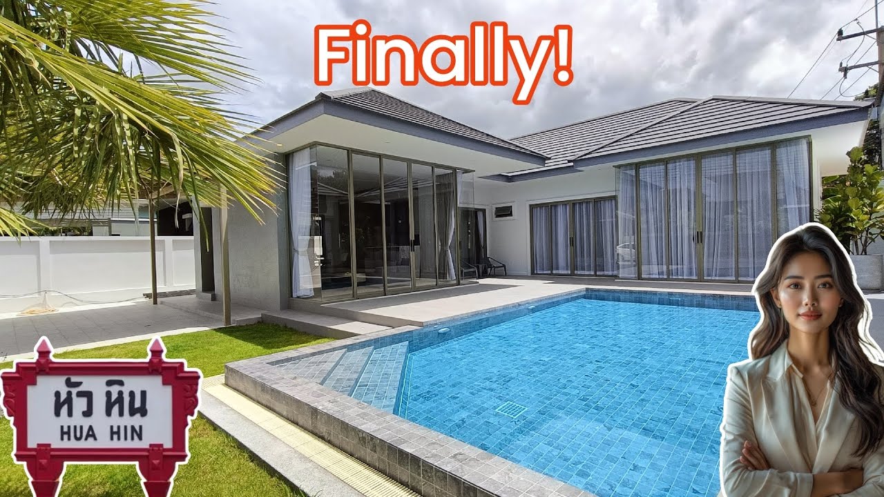 New Hua Hin Modern Pool Villa – Finally, No Compromise on Location! ฿12.5M / $386K