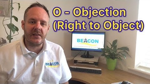 The A to Z of GDPR - O for Objection (Right to Object)