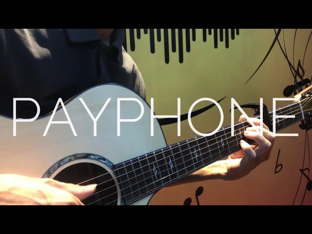 Maroon 5 - Payphone - Fingerstyle Guitar Cover By Minh Moon | Sheet + Tab class=