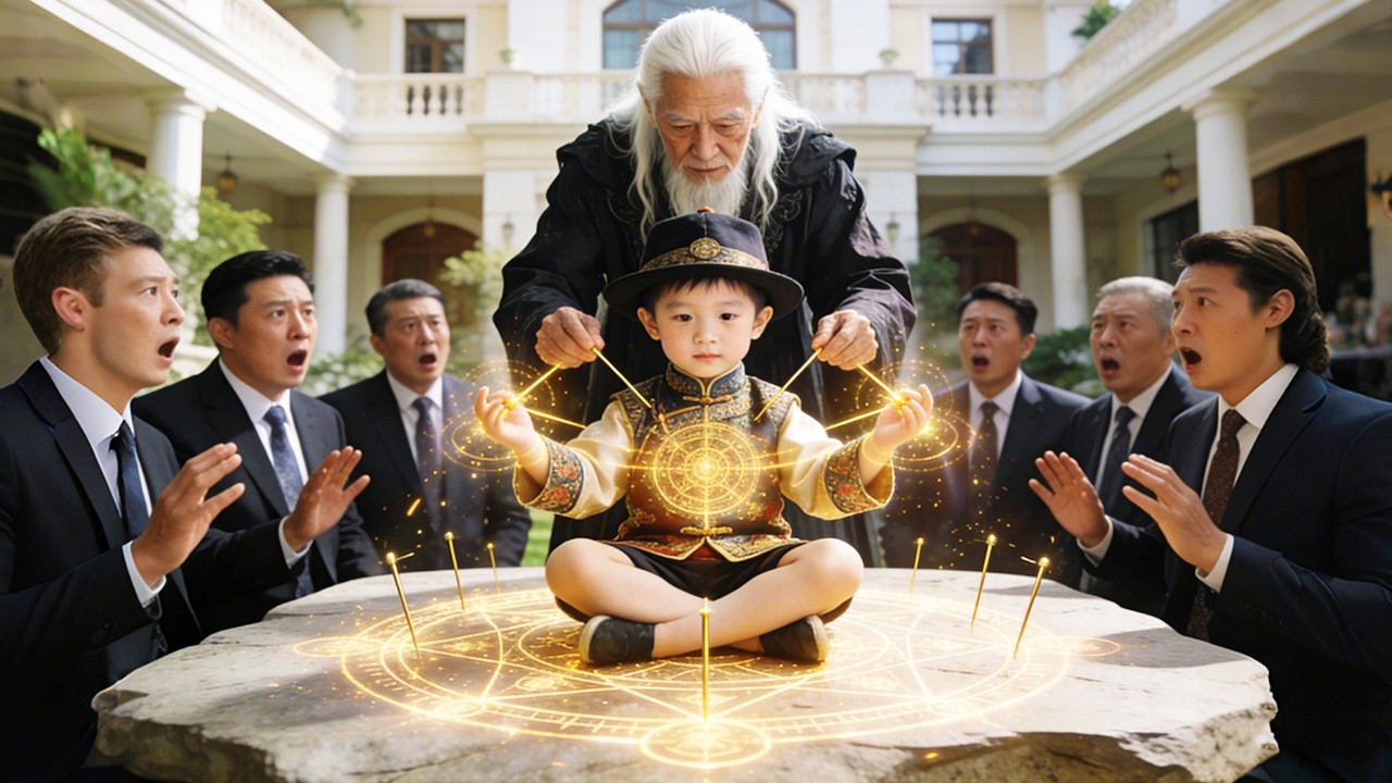 6歲男孩被當成廢物逐出家族，怎料他得到神秘老頭相助變醫聖，一針價值百億逆襲人生！#短劇 #逆襲 #萌娃 #親情