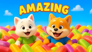 🐱Milo Kitten Wants Ice Cream and 🐶Tigo Puppy Surprises Him 🍦💕 screenshot 5