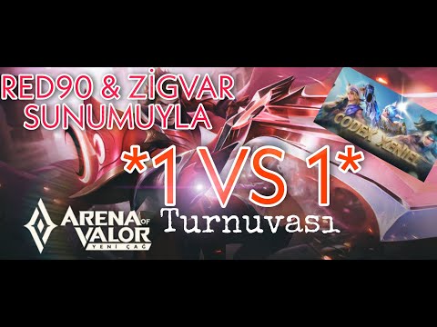 AOV: Arena Of Valor 1vs1 Discord turnuvası (RED90 & ZİGWAR ) Sunumuyla