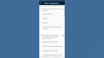 NPTEL Entrepreneurship Assignment-5 Solutions 2023