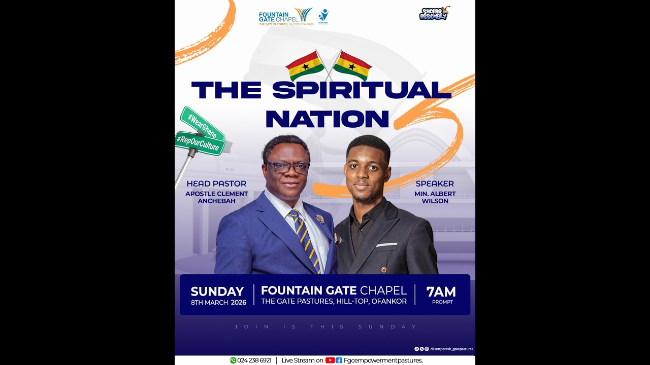 The Spiritual Nation | Min.Albert Wilson | Shofar Assembly | 8-03-2026