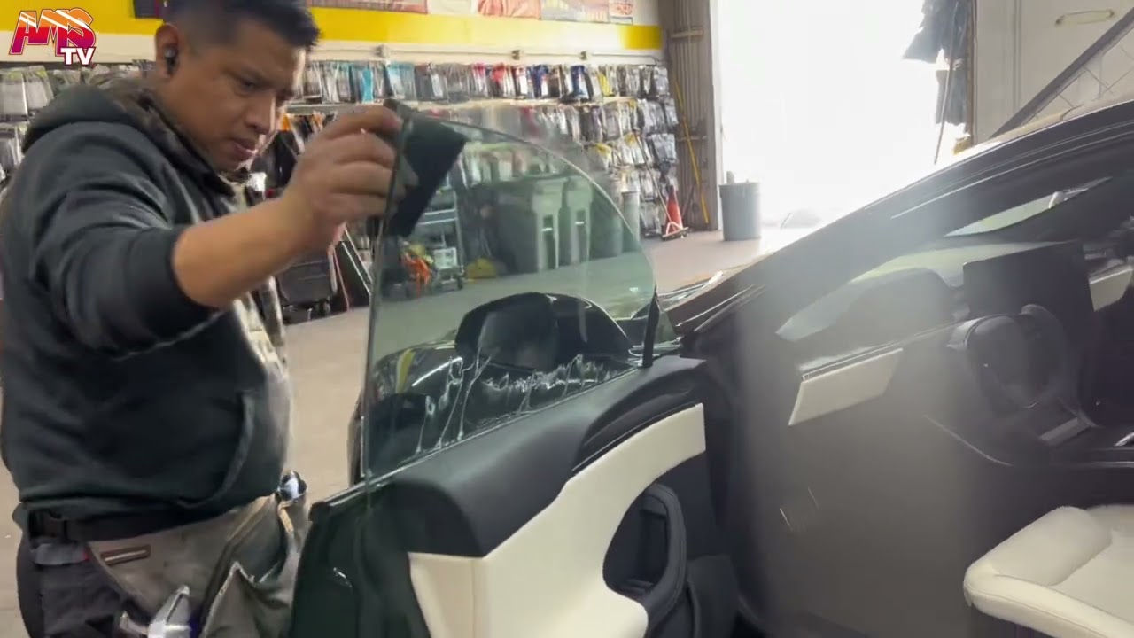 Tesla Model S Plaid window tinting