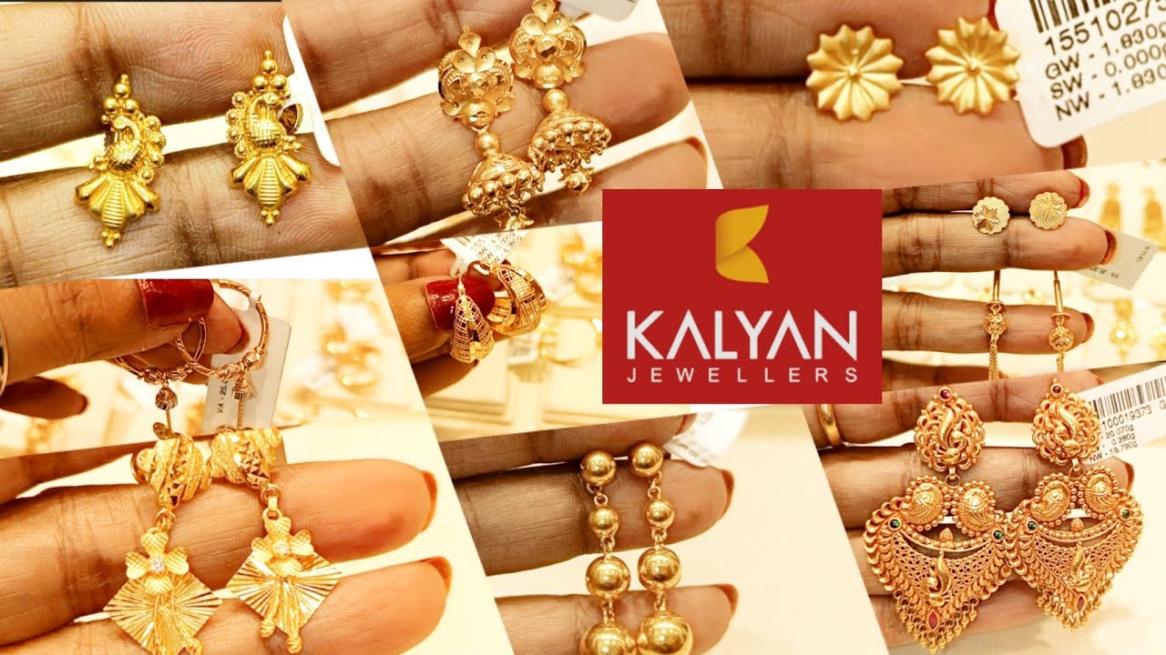 Buy Candere by Kalyan Jewellers Peacock Collection 18k (750) BIS Hallmark  Yellow Gold & Diamond Earrings online