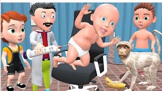 PAAGAL BABU 69 | Doctor Babu aurMonkey Cartoon | pagal beta | cs bishtvines | desi comedy video