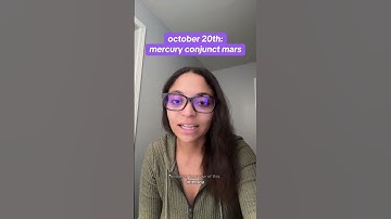 october 20: mercury conjunct mars #astrology #mercury #mars #scorpio #transit #astrologer #astro
