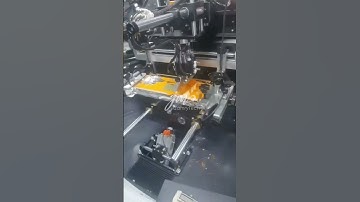 Auto 3 colors screen printing machine for Drinkware #hotstampingmachine #bottleprinting #cupprinting