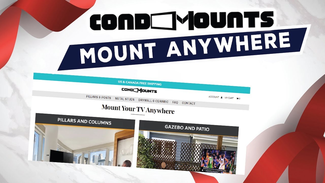 Mount Anywhere with Condomounts: The Ultimate TV Mounting Solutions!