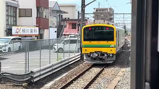 【ミニプチ動画#245】GV-E197系TS01編成　報道返却回送が桶川駅に停まっていた。