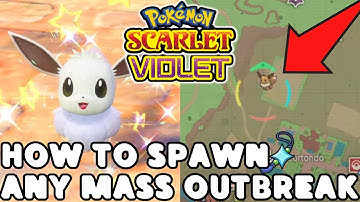 How to Spawn ANY Mass Outbreak for Pokemon Scarlet and Violet