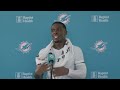 De'Von Achane meets with the media | Miami Dolphins