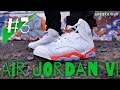 #3 - AIR JORDAN 6 VI white/infrared - on feet - sneakerkult