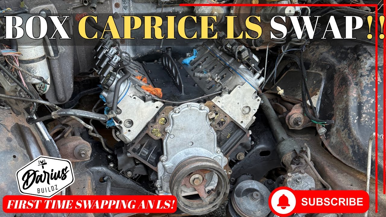 1981 Box Caprice Gets Its First LS Swap! Dropping In a 5.3 and 4L60E