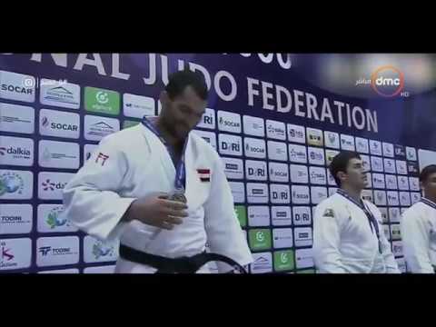 8 الصبح البطل المصري رمضان درويش الفائز بذهبية بطولة الجائزة الكبرى ل الجودو