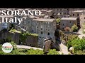 Sorano, Italy Walking tour - The Matera of Tuscany [4K | 50fps]