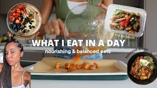 WHAT I EAT IN A DAY / Tasty, Balanced & Healthy meals