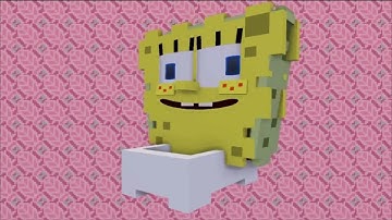 SpongeBob Theme Song in Minecraft rehydrated (French Version)