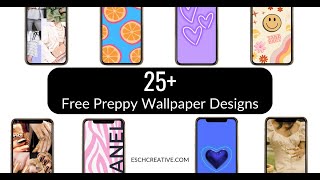 FREE Preppy Wallpaper! ✨💜💙🌙