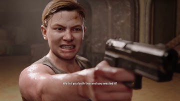 The Last of Us Part II - Walkthrough - Part 111 - Abby confonts Ellie and kills Jesse