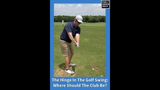 The Hinge In The Golf Swing: What Is A Good Position?
