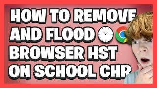 How To REMOVE & FLOOD BROWSER HISTORY On School Chromebook!