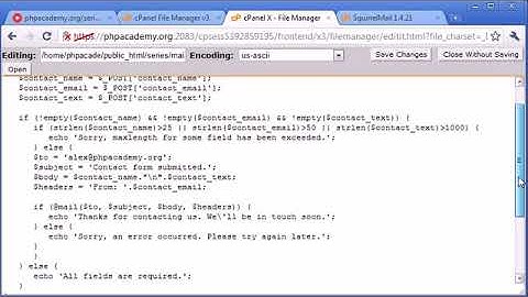 Beginner PHP Tutorial   103   Creating a Simple Contact Form Part 4   YouTube 2017