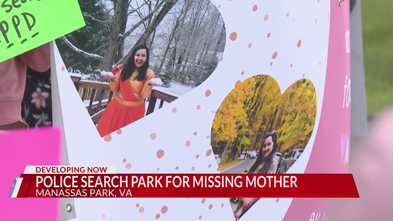 Police search park for missing mother - YouTube