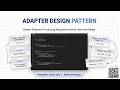 🚀 Adapter Design Pattern with Simple Factory | LLD Interview Preparation 🔥