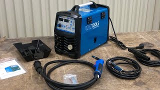 IPOTOOLS MIG225SYN unboxing and commissioning MIG/MAG welding machine