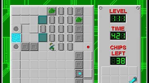 CCLP2 level 111 solution - 375 seconds