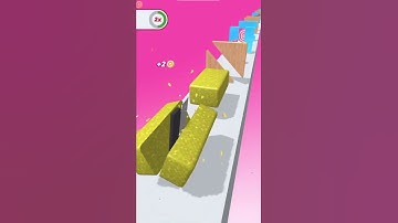 Slicer Runner ! Relaxing sounds! Satisfying Video #gameplay #games #shorts #gaming #relaxing