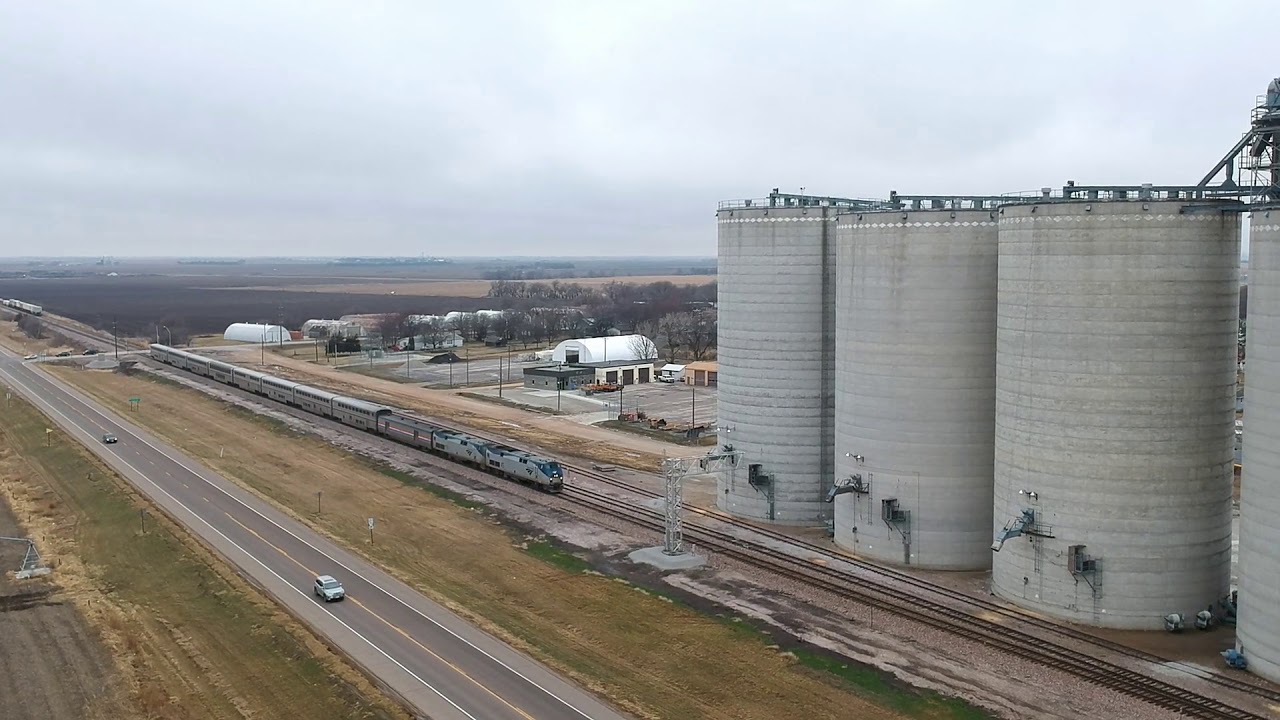Rare Daylight Amtrak in Nebraska YouTube