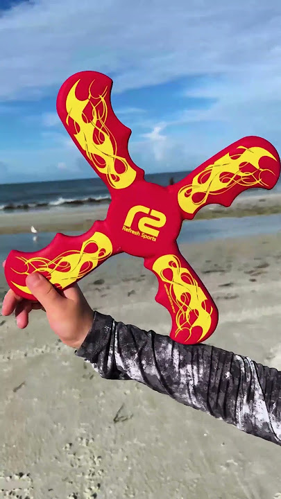 🌀 Kid Learns to Throw a Boomerang – Will It Come Back? 🤯🔥