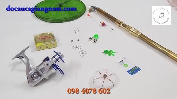 Bộ cần câu shimano  3m6   Máy câu yumoshi AL giá 323k | đồ câu cá giang nam