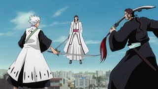 SOSUKE AIZEN VS CAPTAINS & VISOREDS FULL BATTLE