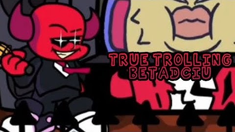 True Trolling But Every Turn A Different Character Is Used (True Trolling BETADCIU) || FNF